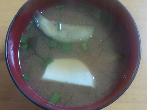 里芋と茄子のお味噌汁